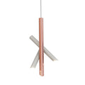 Tubes Pendant Light Creative personality designer pendant lamp modern simple lamp rose gold study office table restaurant light