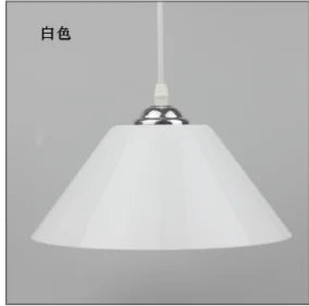 PVC Pendant Light Plastic Lampshade Modern Lighting Fixtures Kitchen Hanging Lamp Dinning Room Bedroom Home Decor Luminaire