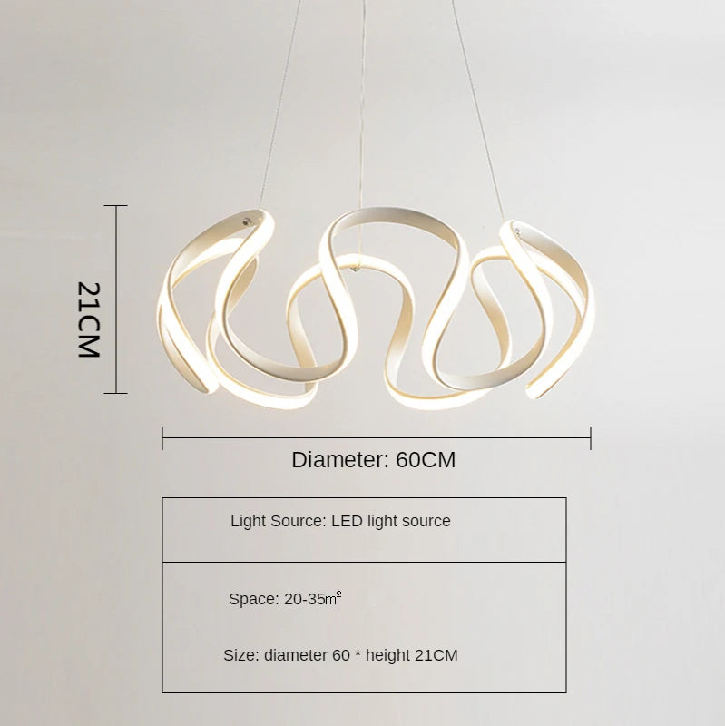 Modern Led Pendant Light Nordic Hangling Chandelier Living Bedroom Kitchen Indoor Decor Lighting Fixture Gold/black/white Lamp
