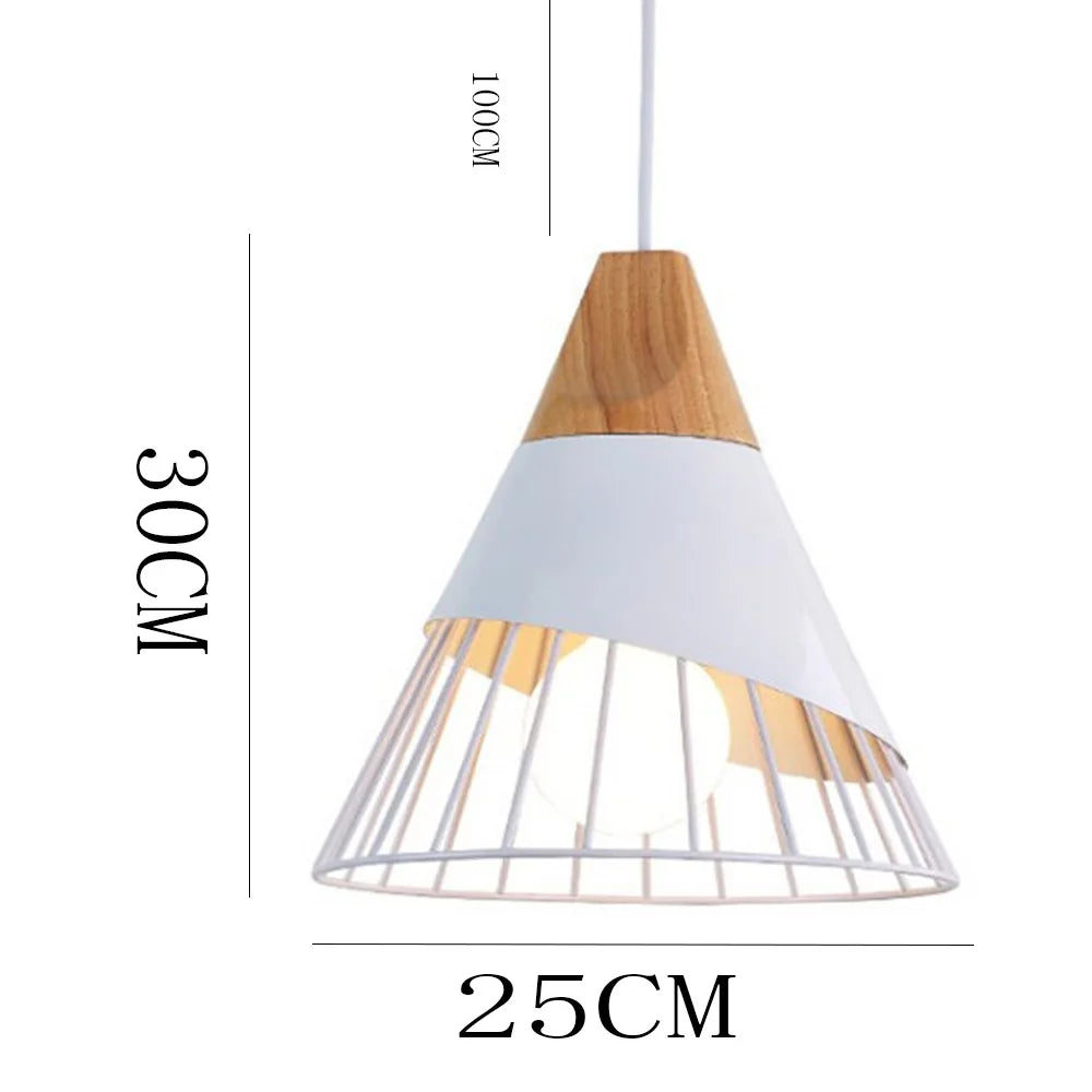 Pendant lamp Made of Metal E27 Vintage Industrial Indoor Chandelier Modern Living Room with Cable Vintage Ceiling Lighting