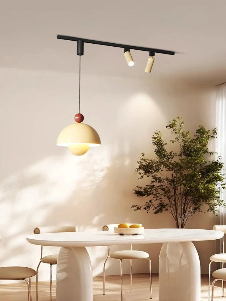 French Style Led Pendant Light Long Strip Spotlight Home Decoration Living Room Bedroom Dining Room Kitchen Lighting Fixtures