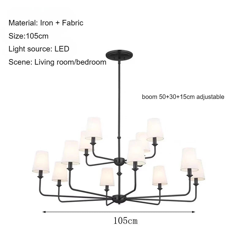 Retro Simple Led Pendant Lights for Living Dining Room Food Tables Kitchen Designer Chandelier Home Decor Lusters Luminaires
