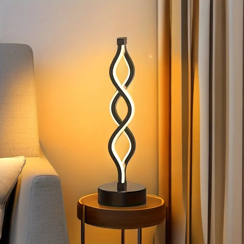LED Table Lamps Adjustable Color Changing Desk Lamp USB Powered for Bedroom Living Room Bathroom Fantasy Theme Home Decor
