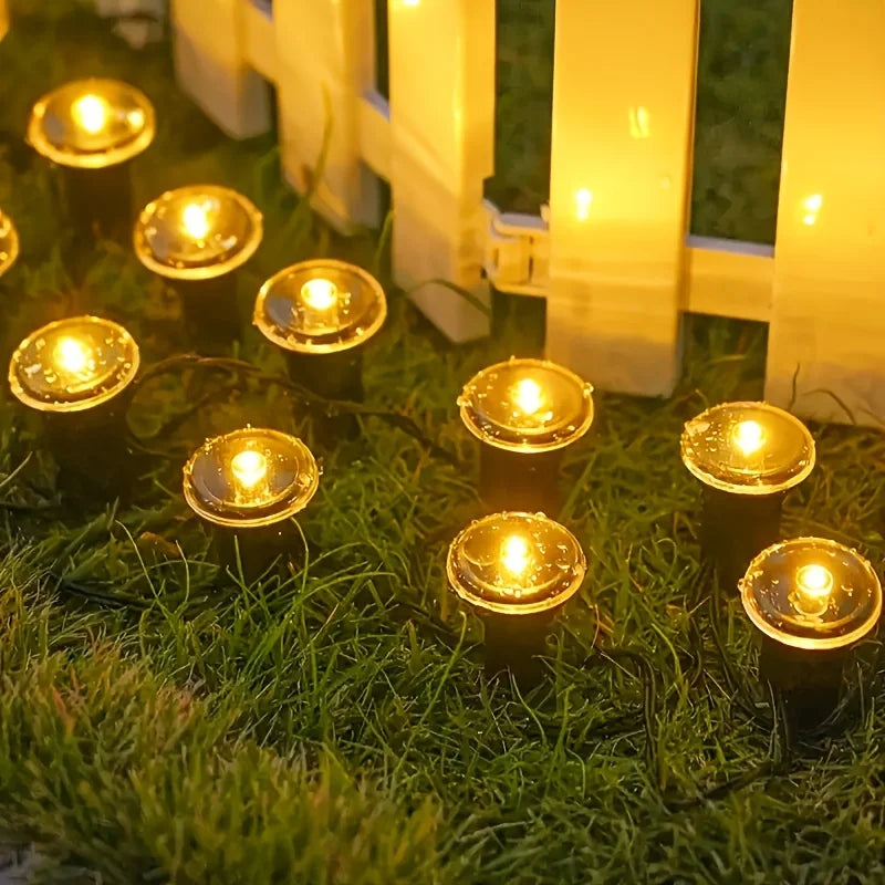 10/20 Pack Solar Landscape Lights, 8 Modes Warm White/White/Colorful, IP44 Waterproof for Pathway Lawn Yard Garden Walkway Decor