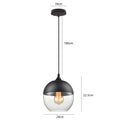 Modern Glass Pendant Lights Kitchen Dining Room Bedside Hanging Lamps For Ceiling Chandelier Restaurant Suspension Luminaire