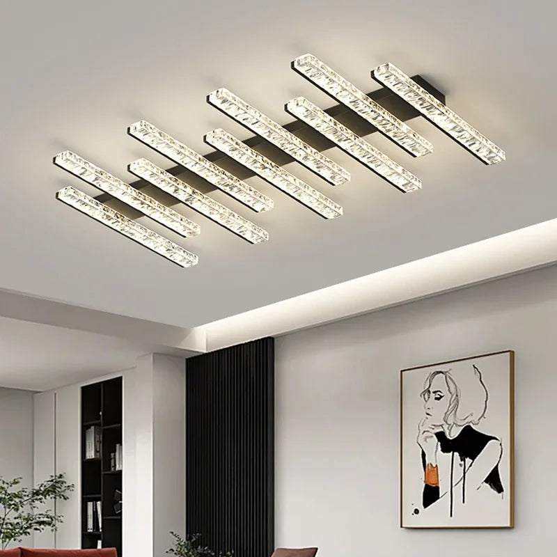 Modern Ceiling Chandelier Led Lights Ceiling Lamps for Living Dining Room  Kitchen Bedroom Dimmable Lustre Home Decor Lighting