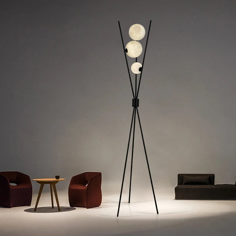 Ball Floor Lamp Living Room Lighting Designer Bedroom Sofa Environment Lamp Internet Celebrity Creative Floor Lamp Desktop Desk