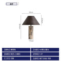 Italian Design Marble Stone Table Lamp LED E27 Minimalist Modern Desk Lights Home Decor Living/model Room Bedroom Study Cafe Bar