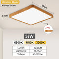 Ultrathin LED Ceiling Light Flush Mount Slim Lighting Fixture 24W 36W Bright Square Led Ceiling Lamp for Bedroom Hallway Kitchen