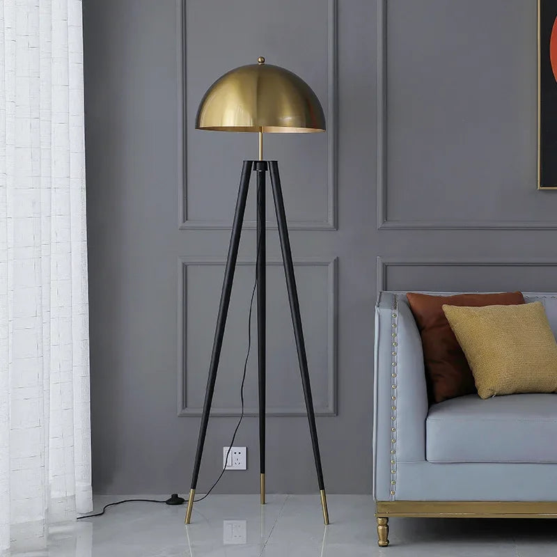 Postmodern Floor Lamp Led Mushroom Floor Lamps For Living Room Bedroom Nordic Home Decor Designer Simple Tripod Standing Lamp