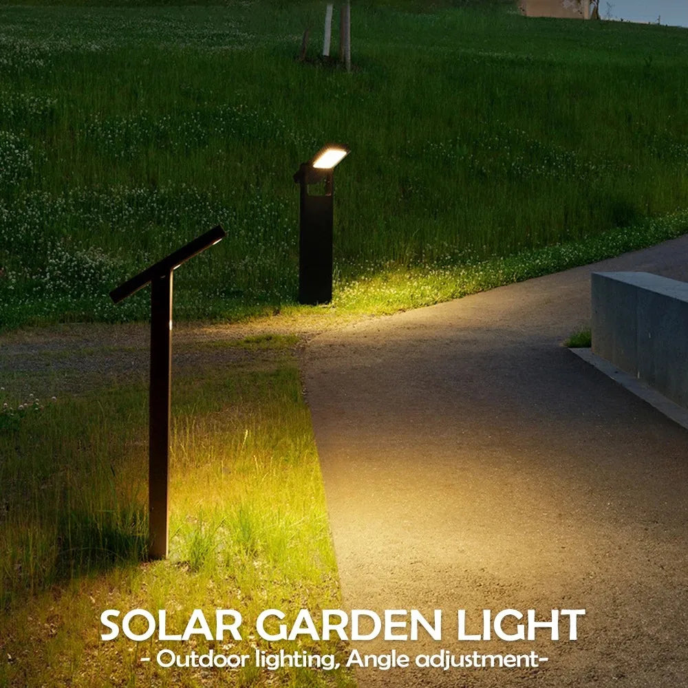 Solar Powered LED Pathway Lights, Outdoor Waterproof Garden Lamp, Warm White Light, Landscape Lighting Decor for Lawn