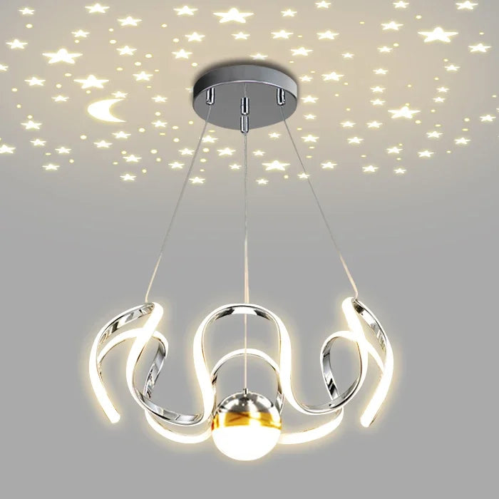 Modern Stylish Lustre LED Chandelier Art Design Pendant Light Living Kitchen Ceiling Lamps Home Room Decoration Lighting Fixture