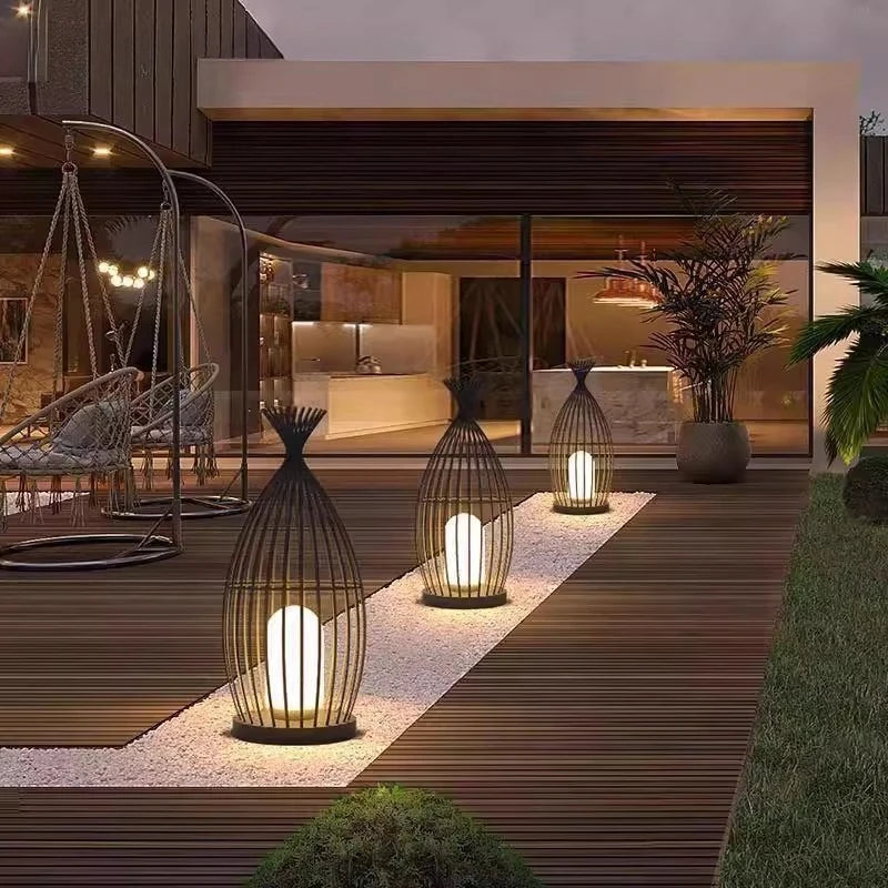 Outdoor Waterproof Floor Lamp for Villa Lawn Garden Courtyard Swimming Pool Home Decor Floor Lighting Fixture Landscape Lamp