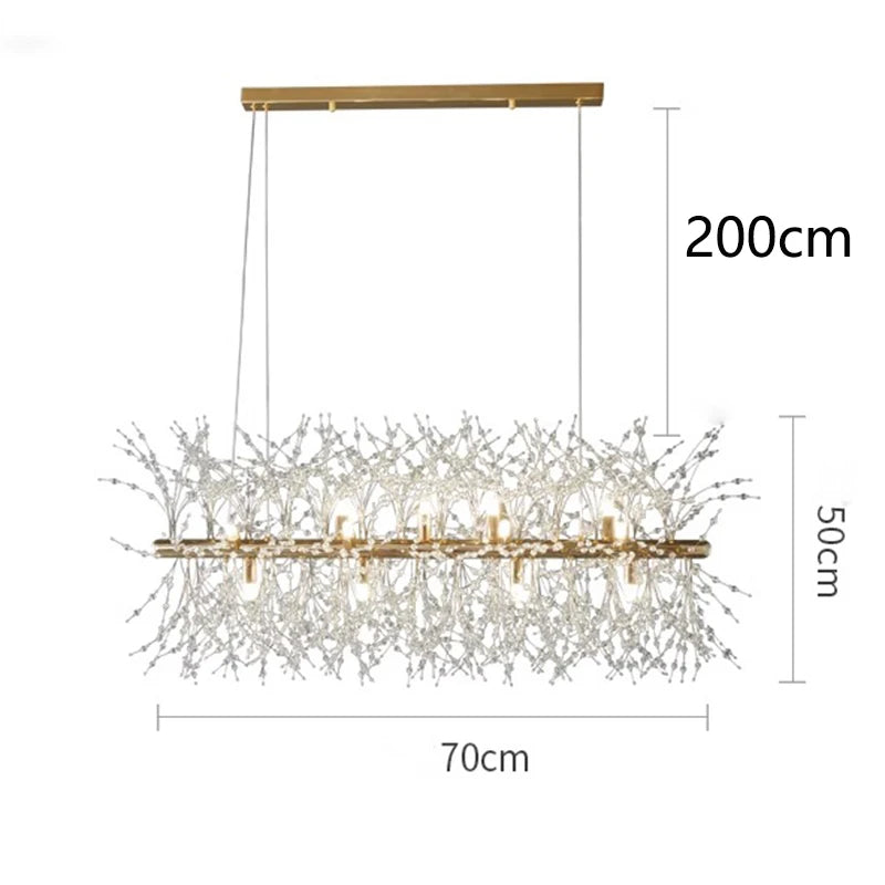Living room decoration salon bedroom decor dining room Pendant lamp led lights for room indoor Chandelier lighting Chandeliers