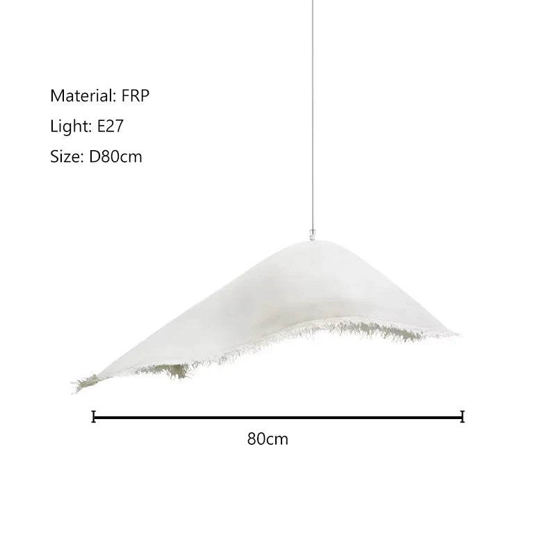 MOBY DICK pendant lamp Nordic wabi sabi Chandeliers for Restaurant Bar Living Dining Room Bedroom Lighting Home Decor