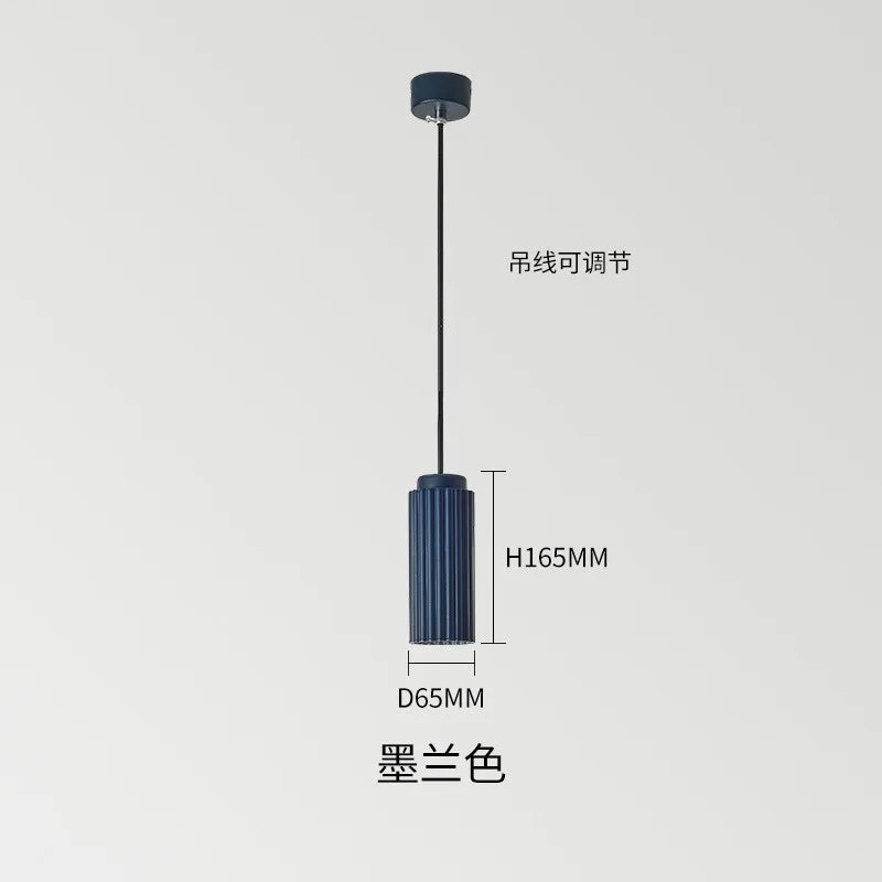 Modern Minimalist Pendant Lights Restaurant Bar Counter Bedroom Living Room Plum Blossom Pipe Single Head Small Chandelier