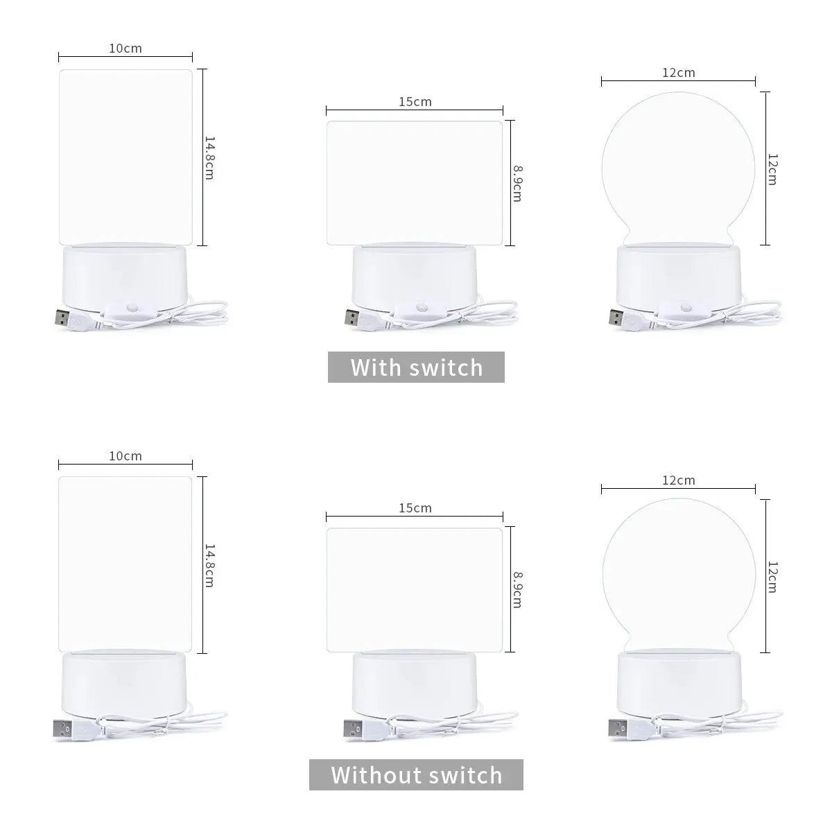 Lamps for Desk Decoration USB DC5V Note/ Message Board With Pen Table Lamp Luminaria De Mesa Indoor Bedside Night Light
