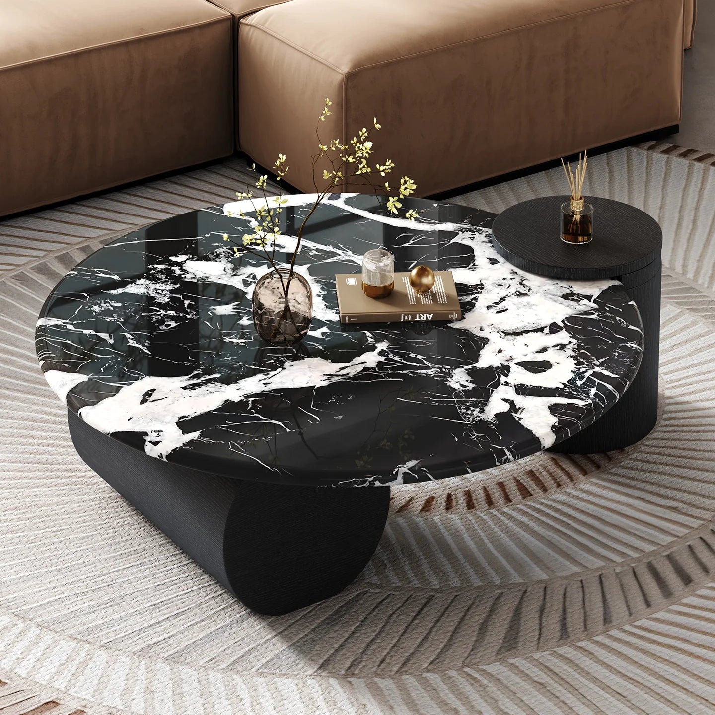 Luxury Unique Side Table Industrial Modern Decoration Writing Coffee Table Dinner Service Mesa Auxiliar Lounge Suite Furniture