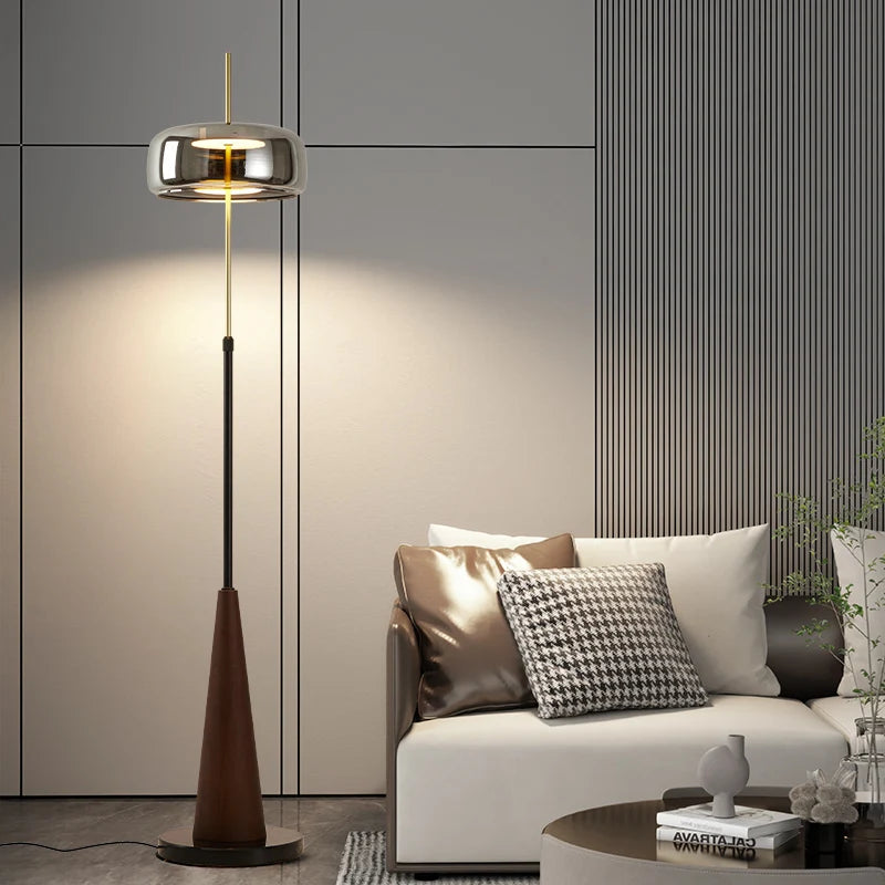 Luxury-simplified floor lamp, living room lamp, bedroom lamp, villa study floor lamp