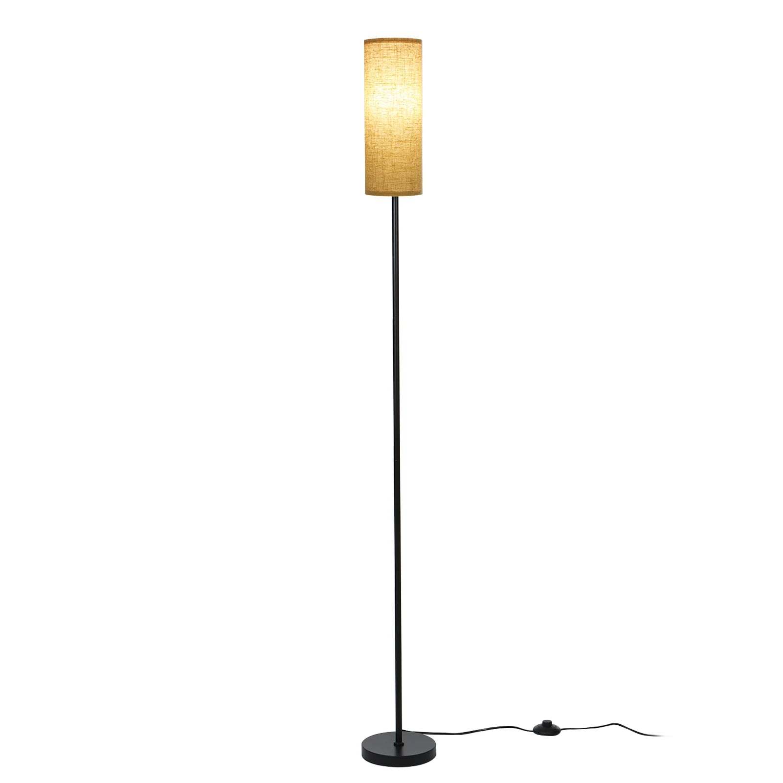 US Modern Floor Lamp Standing Tall Light Foot  for Bedroom Living Room Study Room  RGB Floor Lamp Study Room Floor Lamp