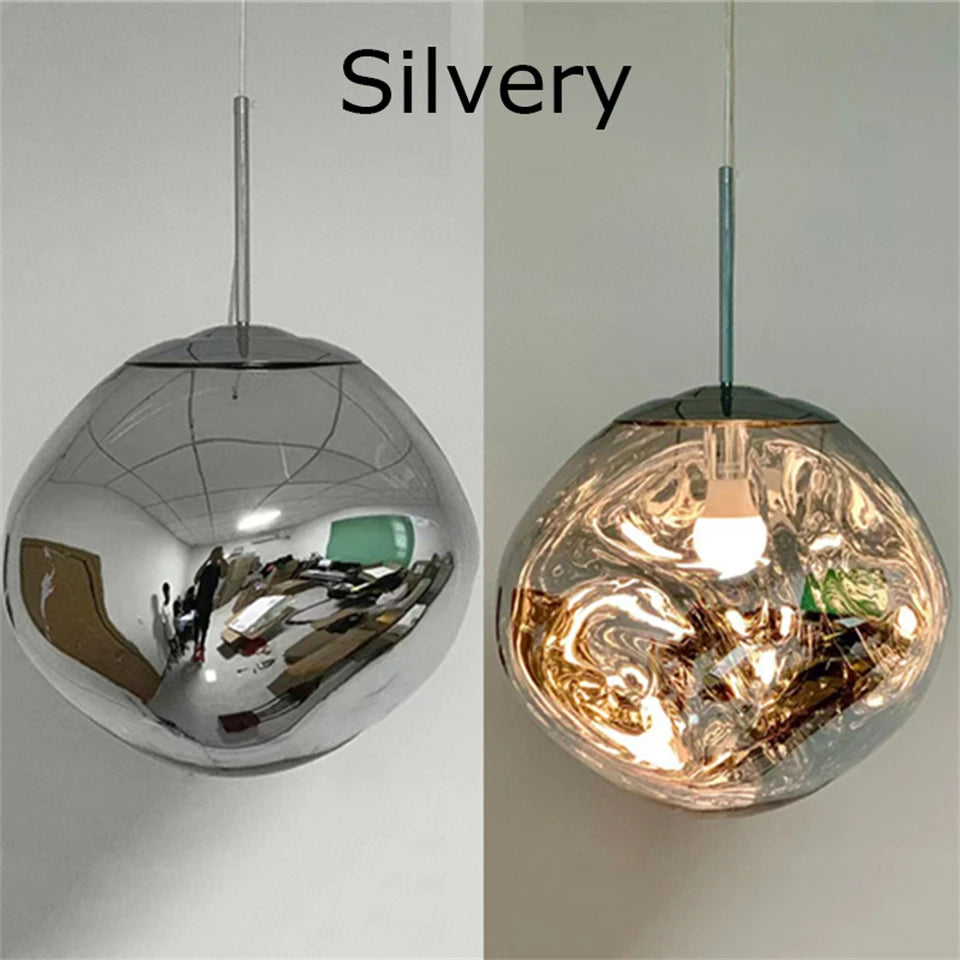 LED Pendant Lights Lava Lamp PVC Lighting for Living Room Indoor Decor Home Fixtures Loft Kitchen Hanging Lamp