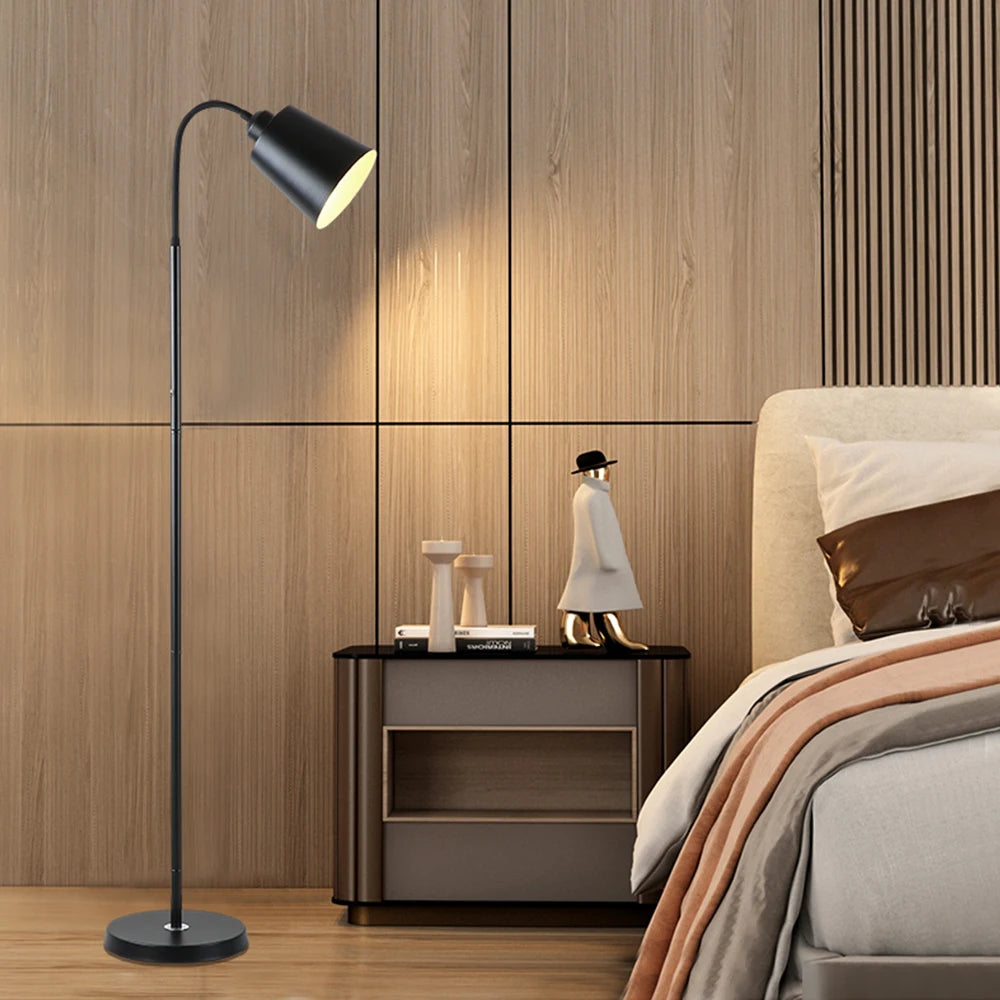 Simple Floor Lamp Modern Changeable Reading Light LED Adjustable Standing Table Lamp for Bedroom Bedside Sofa Decor Lighting