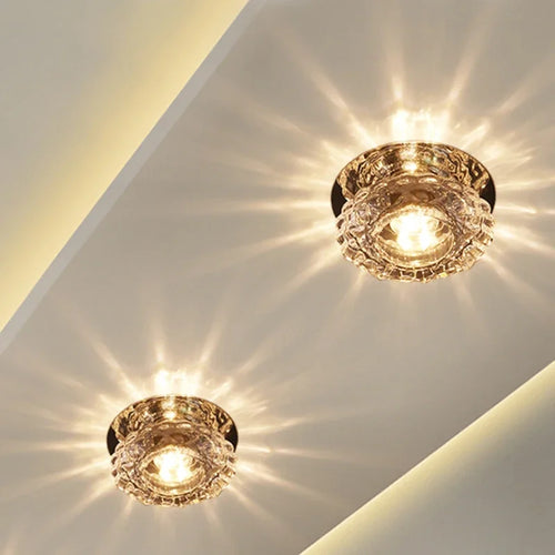 Aisle Flush LED Ceiling Lamp Living Room Crystal Corridor Aisle Lights LED Ceiling Lights Luces Front Techo Balcony Lamp Porch L