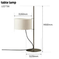 Walnut Floor Lamp Designer fabric Liftable adjustable floor light bedroom bedside decoration sofa corner Retro Wooden floor lamp