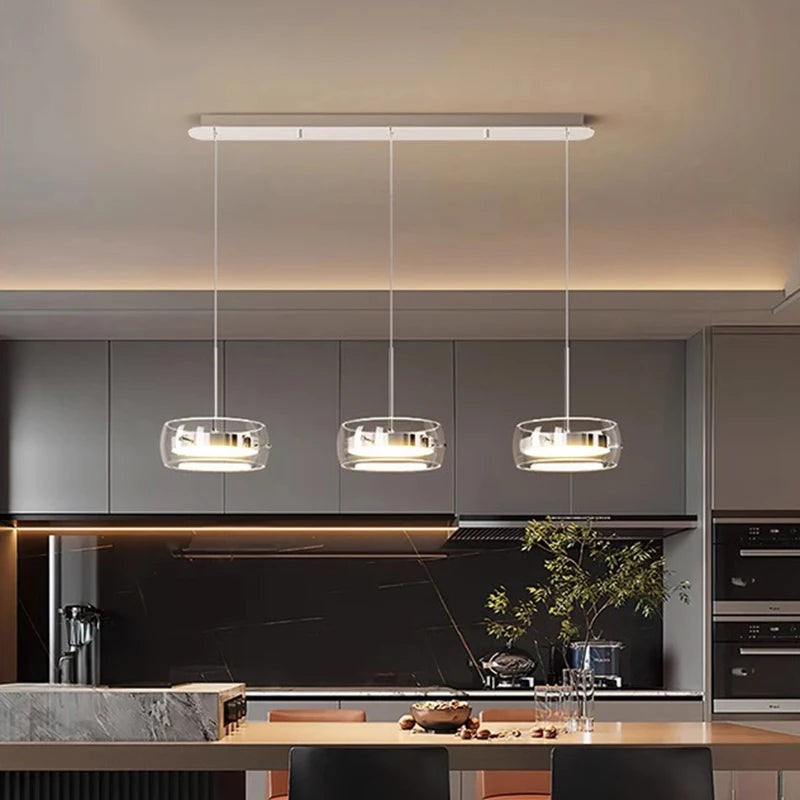 Modern pendant light lamps home decor ring led lights for living room Chandeliers for dining room hanging light indoor lighting