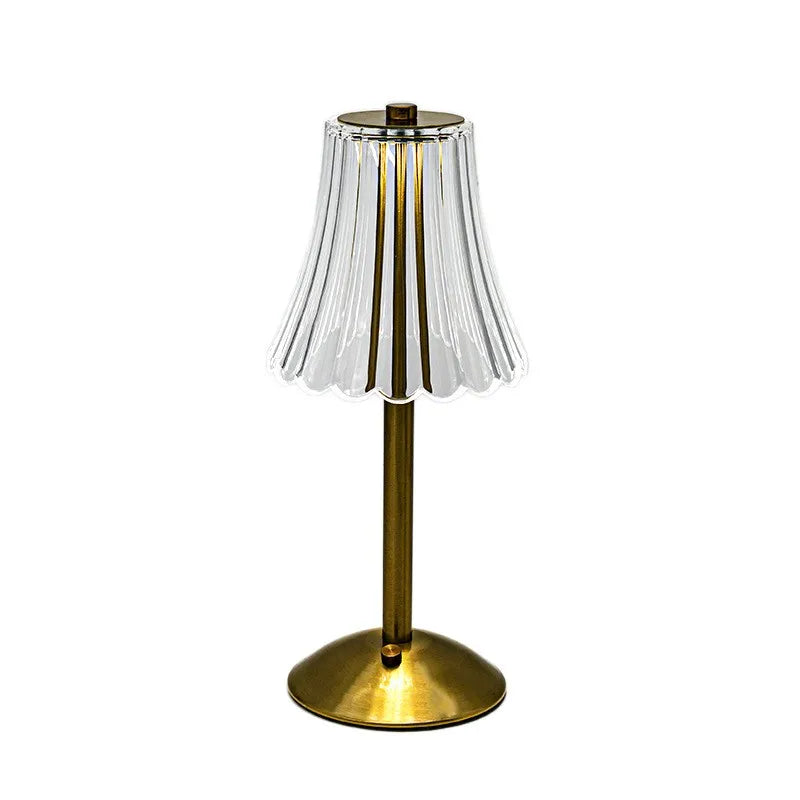 Table Lamp LED Touch Sensor Desktop Night Light Rechargeable Wireless Reading Lamp for Restaurant Hotel Bar Bedroom Decor Light