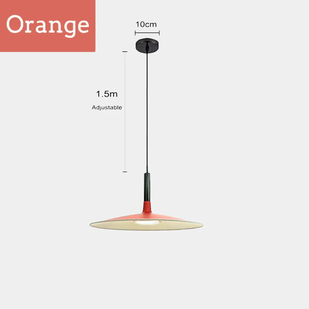 Postmodern Restaurant UFO Pendant Light Living Room Industrial Style Minimalist Designer Pendant Light