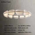 Modern Acrylic Leaf Led Chandeliers Lighting Living Dining Room Decor Pendant Lamp Home Bedroom Kitchen Hanging Lights Luminaire