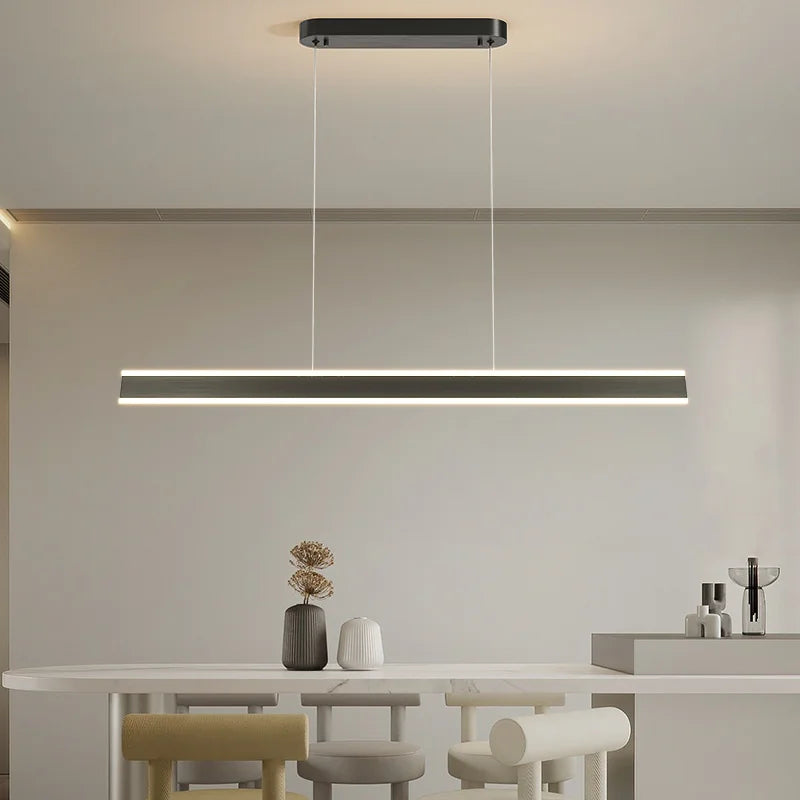 Pendant Lights Modern Simple Dining Room Lights For Living Dining Kitchen Office Long Chandelier Lustre Home Decoration Lighting