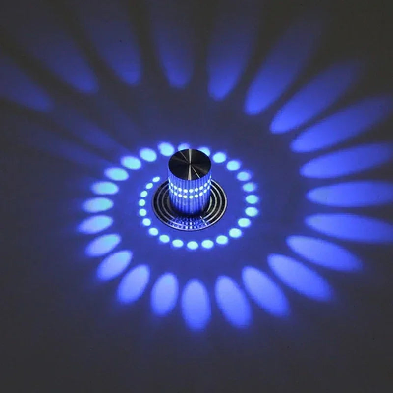 Nordic Modern Spiral Lighting LED Wall Lamp Living Room Bedroom Bedside Lamp KTV Bar Hotel Marvellous Room Decorative Wall Light
