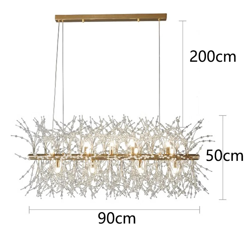 Living room decoration salon bedroom decor dining room Pendant lamp led lights for room indoor Chandelier lighting Chandeliers