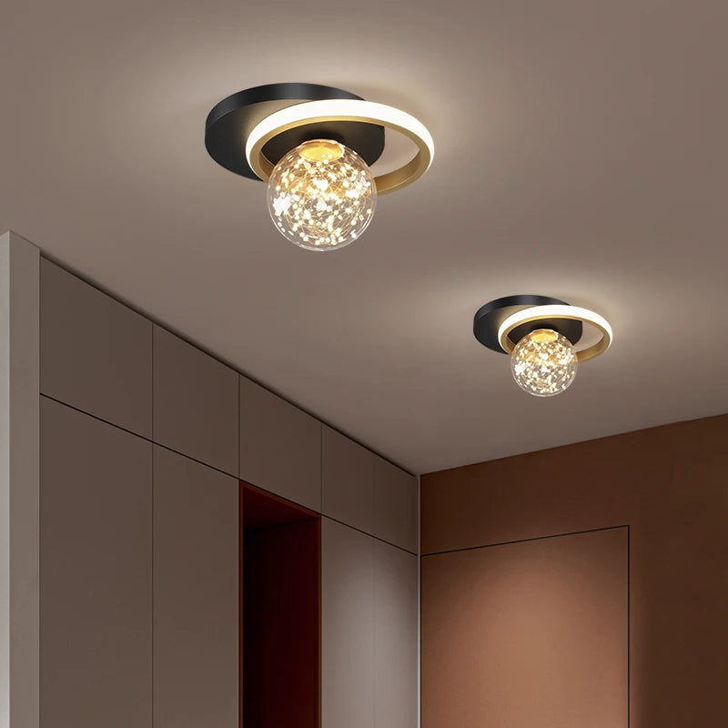 LED Nordic Ceiling Lamps Indoor Lighting Home Lamp For Living Room Dining Table Bedroom Decoration Corridor Ceiling Light