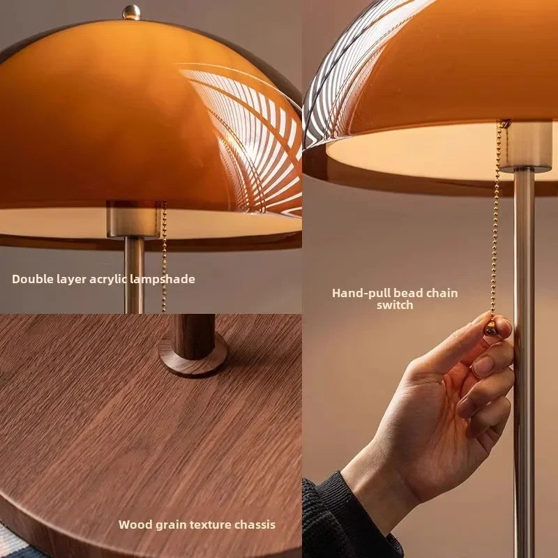 French Antique Floor Lamp Living Room Atmosphere Sunset Lamp Led Bedroom Headboard Designer Retro Sofa Side Standing Desk Light