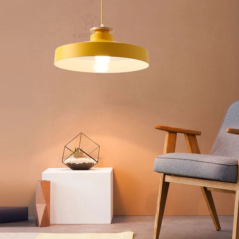 Nordic Pendant Light Fixtures Restaurant E27 Pendant Lamps Cafe Bar Macarons Lighting Hanging Lamps