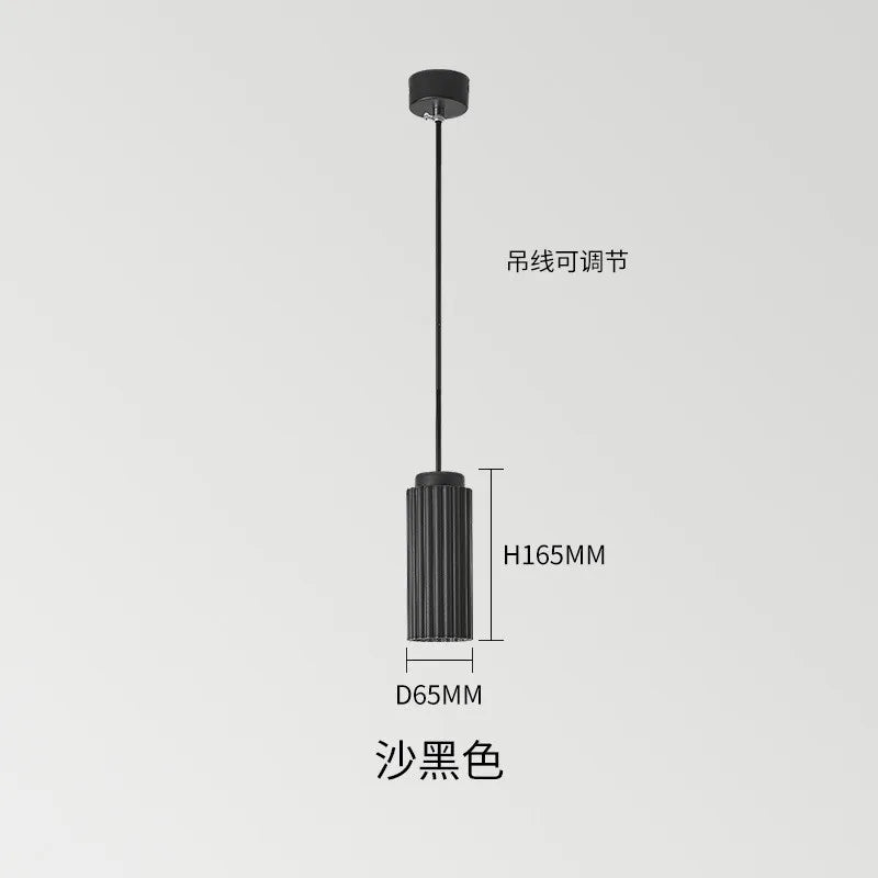 Modern Minimalist Pendant Lights Restaurant Bar Counter Bedroom Living Room Plum Blossom Pipe Single Head Small Chandelier
