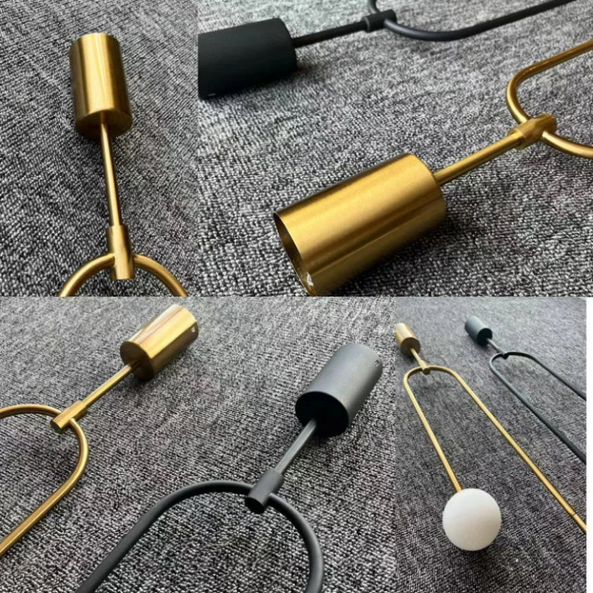 Modern Pendant Lighting for Bedroom Bedside Entrance Ceiling Hanging Lamp Bathroom Double Head Chandelier Decoration Lights