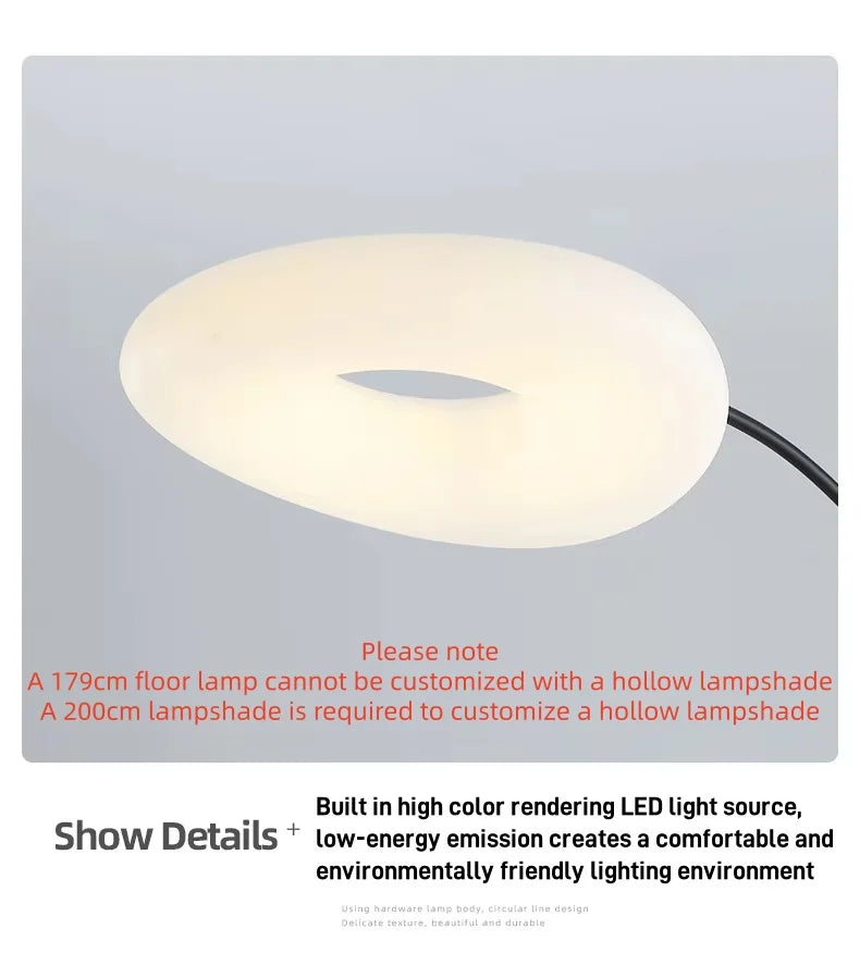 Creative Floor Lamp Modern Minimalist Standing Light Living Room Fishing Lamp Artistic Mood Lamp Bedroom LED Lighting Fixture