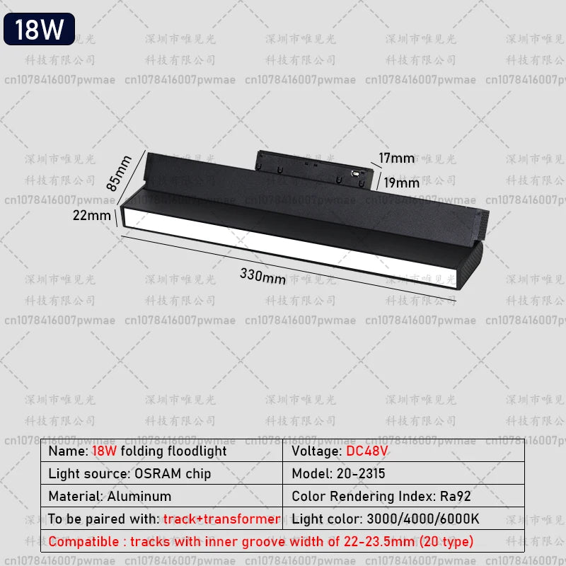 Modern Magnetic Track Light Ceiling Lamp Embedded Spotlight Floodlight, Livingroom Lighting Magnetic Rail Indoor Lighting System