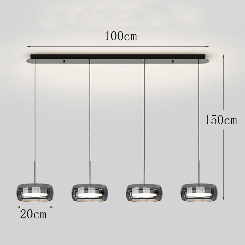 Modern pendant light lamps home decor ring led lights for living room Chandeliers for dining room hanging light indoor lighting
