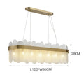 Luxury crystal glass chandelier Modern gold ring pendant lamps Hotel Lobby Villa Atmospheric living dining room bedroom lighting