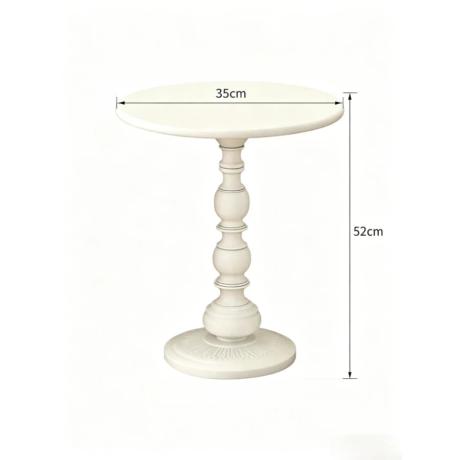 Nordic Coffee Table Sofa Side Table Vintage Metal Corner Round Table Bedside Reading Desk Furniture Living Room Decoration