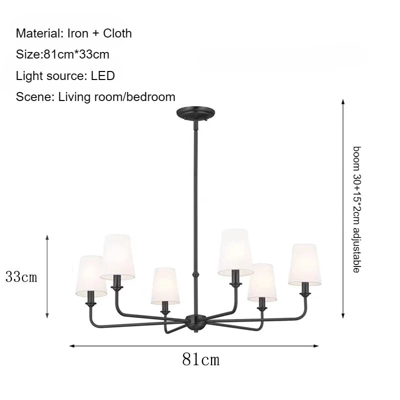 Retro Simple Led Pendant Lights for Living Dining Room Food Tables Kitchen Designer Chandelier Home Decor Lusters Luminaires