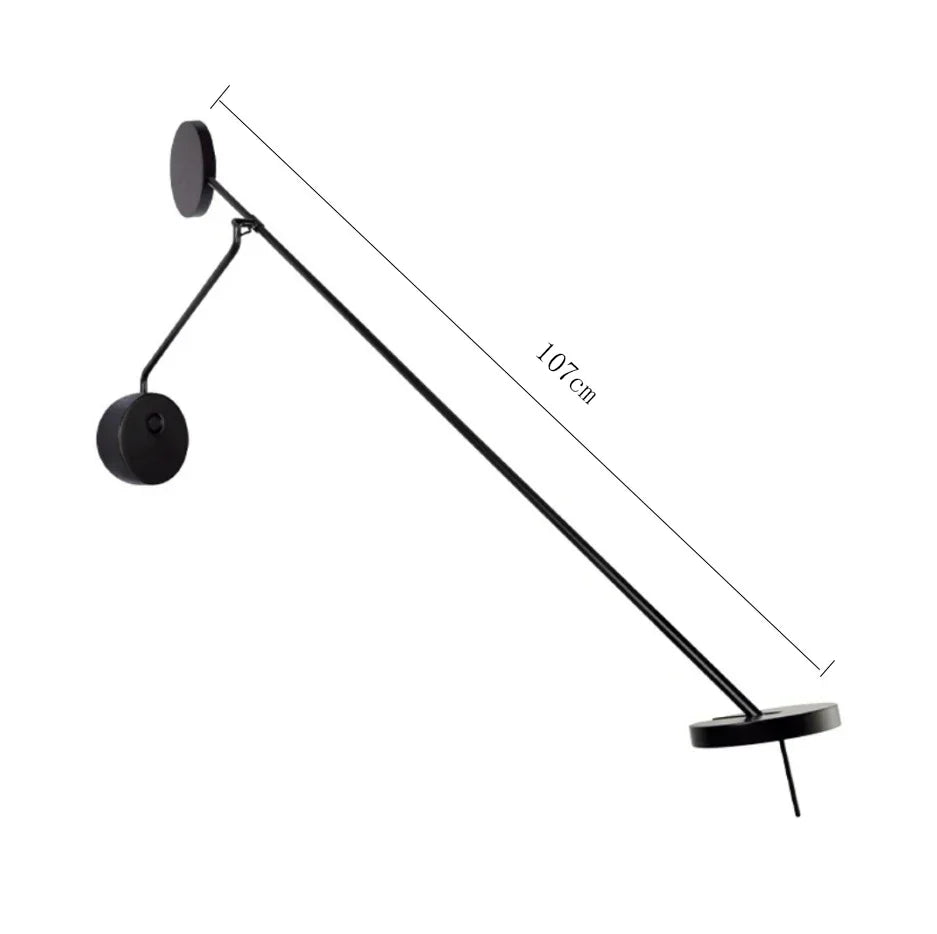 Creative Led Chandelier Black Lustre Adjustable Indoor Lights Bedroom Hanging Lamp Living Room Dining Room Lighting Fixtures