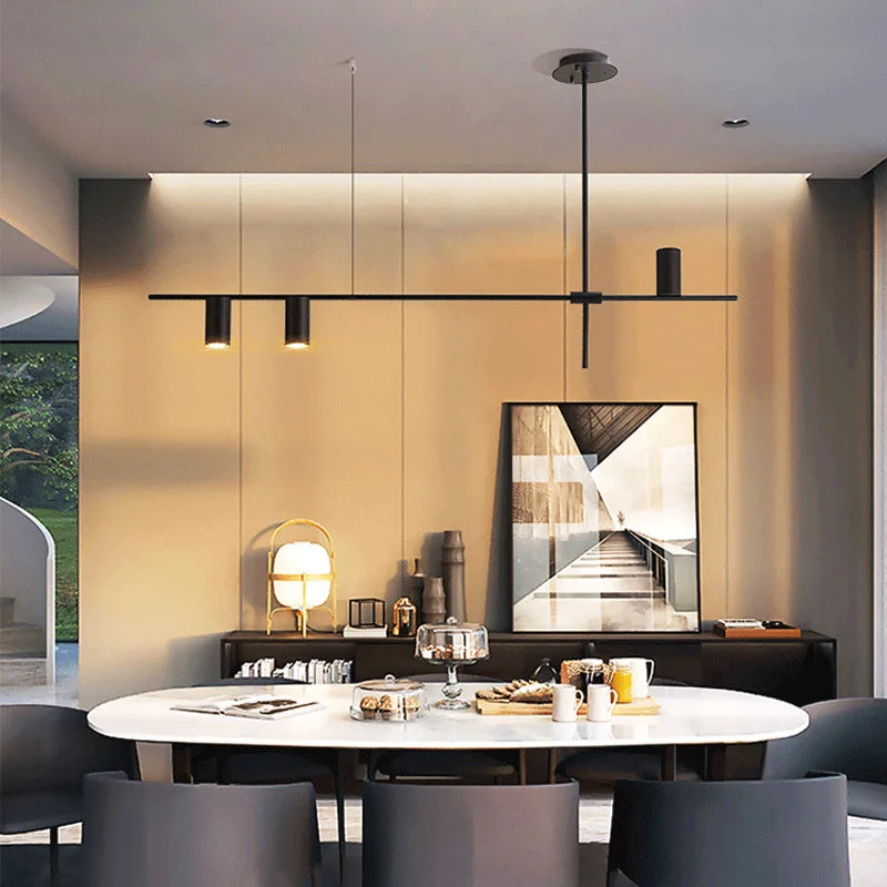 modern pendant lights chandelier Dining Room kitchen black hanging lamp Living Room bedroom bar art decoration lighting