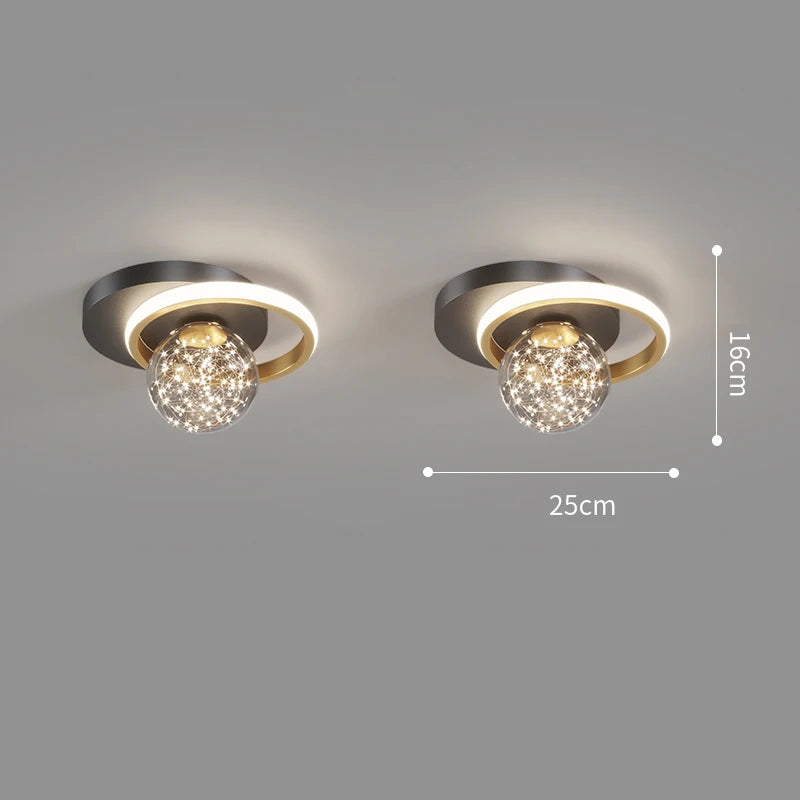 LED Nordic Ceiling Lamps Indoor Lighting Home Lamp For Living Room Dining Table Bedroom Decoration Corridor Ceiling Light