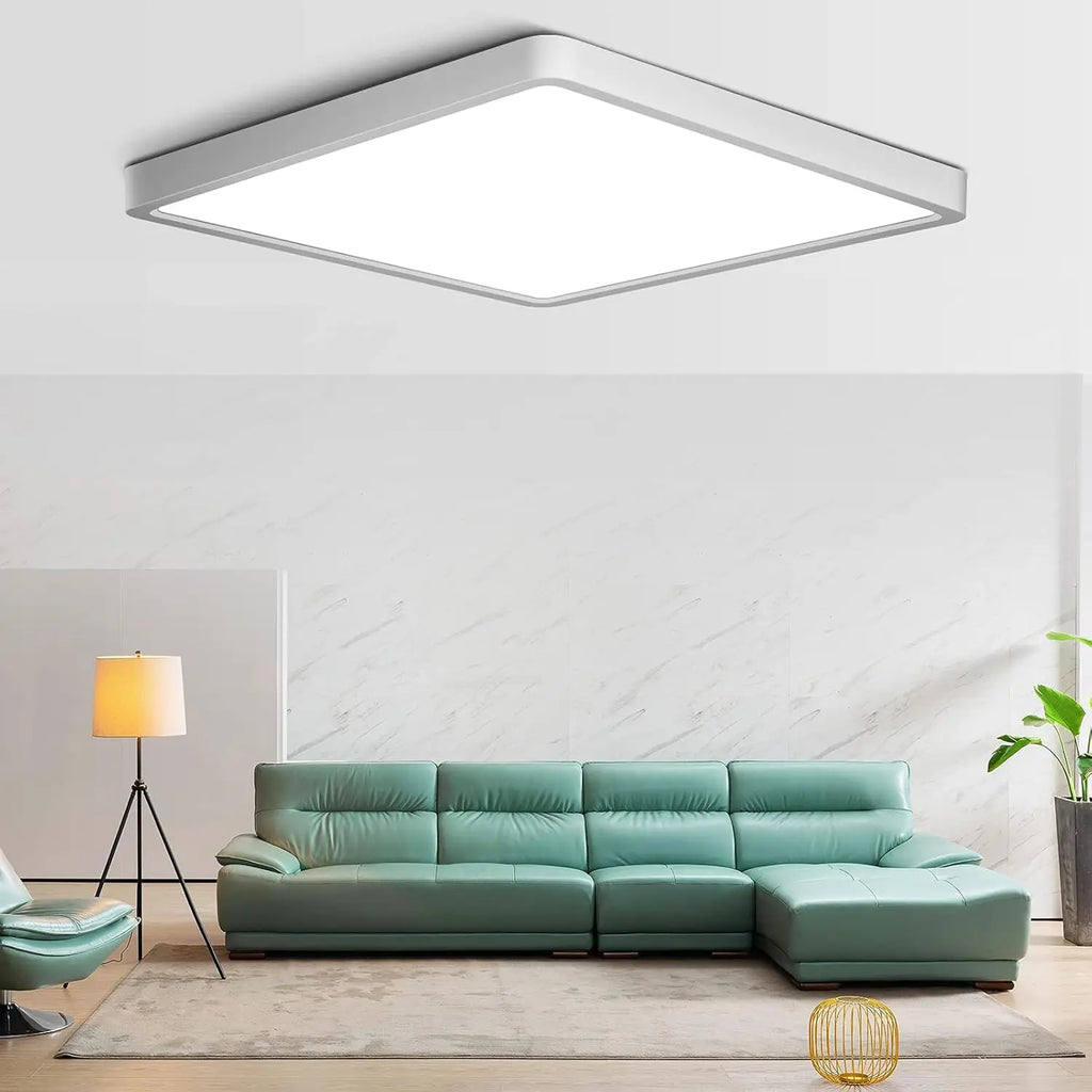 Ultrathin LED Ceiling Light Flush Mount Slim Lighting Fixture 24W 36W Bright Square Led Ceiling Lamp for Bedroom Hallway Kitchen